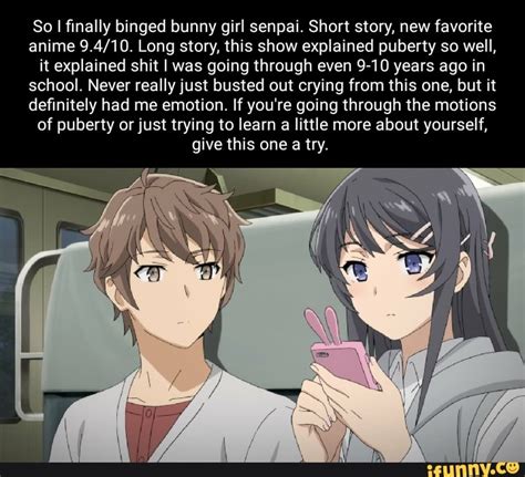 So I Finally Binged Bunny Girl Senpai Short Story New Favorite Anime