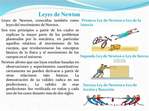 Presentación De Las Leyes De Newton 123