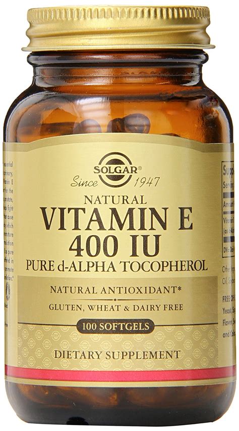 More news for vitamin e supplement » Vitamin E Supplement by Solgar - Product TestProduct Test