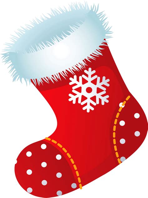 Santa Socks Clipart Christmas Sock Clipart Png Transparent Png Full