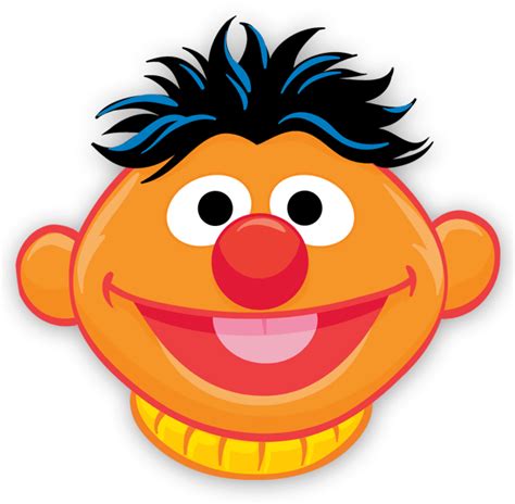 Sesame Street Ernie Face Download Ernie Sesame Street Face 600x600