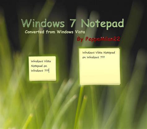 Windows 7 Notepad By Peppemilan22 On Deviantart