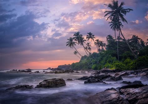 Sri Lanka Sunset Sunset Sri Lanka Landscape