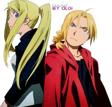 WINRY Rockbell And EDWARD Elric Render By AloiIchigo On DeviantArt