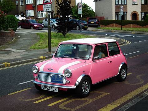 Pink Classic Mini Pink Mini Coopers Old Mini Cooper Classic Mini