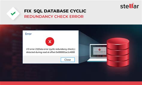 The fact that you see it when trying to copy a file indicates the bad spot may be within the file itself. Fix SQL Database Cyclic Redundancy Check (CRC) Error