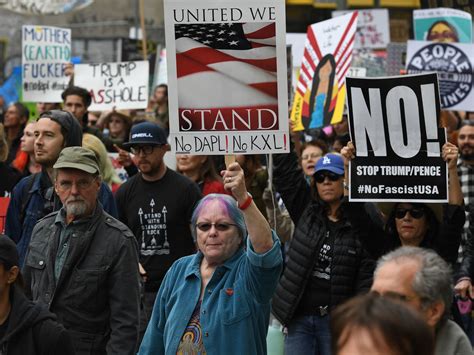 Protesters Demonstrate Against The Dakota Access Oil Pipeline Chicago Tribune