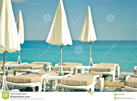 Nice Beach France Stock Image Image Of Umbrella Beach