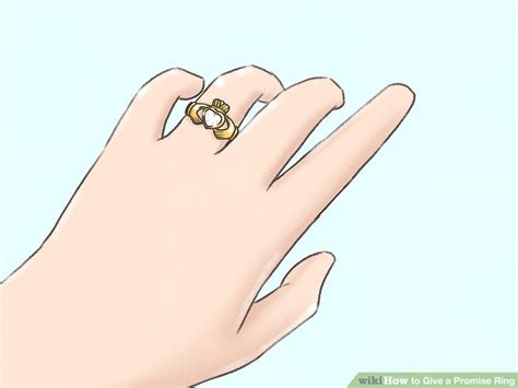 how to give a promise ring with pictures wikihow life