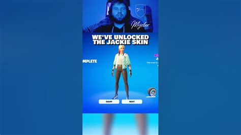 How To Unlock Jackie Skin Fortnite Shorts Youtube