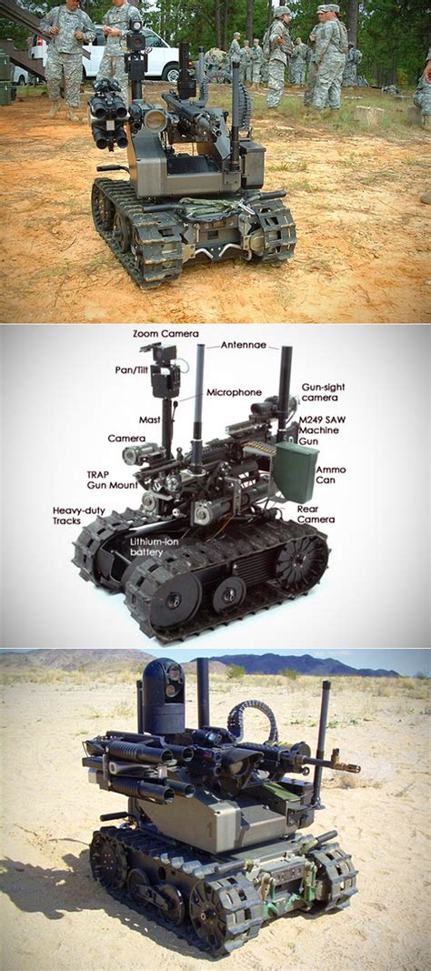 Maars Robot Is The Terminator In Tank Form Complete With M249 Saw