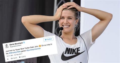 Eugenie Bouchard Was Never Going To Back Down From Her Super Bowl Date