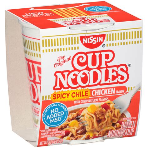 Nissin The Original Cup Noodles Spicy Chile Chicken Flavor Ramen