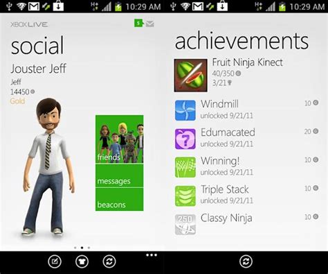 My Xbox Live App Lands On Android