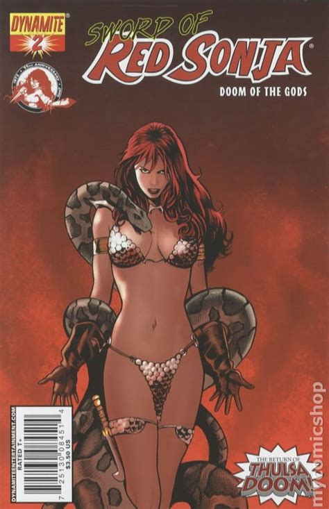 Red Sonja Graphic Novel Sword Of Doom Of The Gods Volume 2 Thulsa