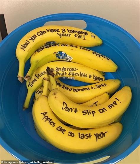 Funny Banana Messages Poke Fun At Meghans Inspirational Ones Daily