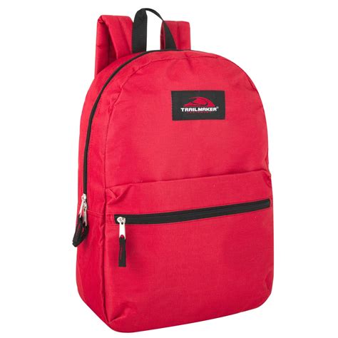 Wholesale Trailmaker Classic 17 Inch Backpack In 6 Colors —