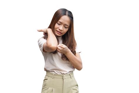 Asian Woman Having An Itchy Skin 20952495 Png