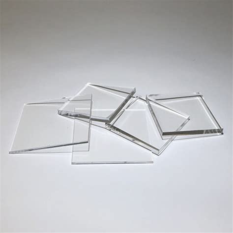 Laser Cut Clear Acrylic Squares Delvie S Plastics Inc