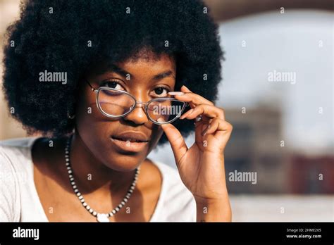 Cute Woman Wearing Glasses Hi Res Stock Photography And Images Alamy