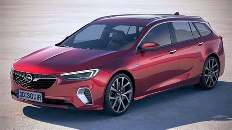 Vozidlo je v bohatej výbave: Opel Insignia GSI Sport Tourer 2019 3D | CGTrader