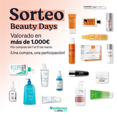 Sorteo Beauty Days Mifarma Gana un pack de cosmética y belleza