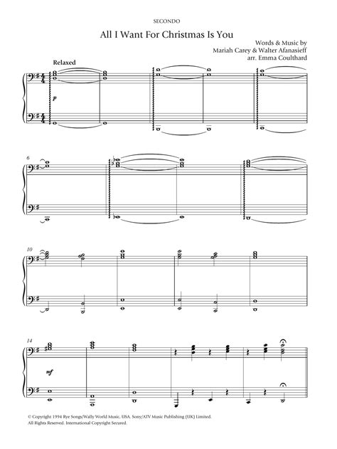 All i want for christmas is you. All I Want For Christmas Is You | Sheet Music Direct