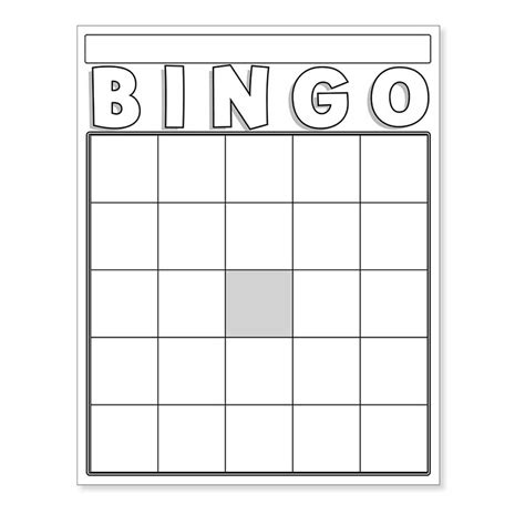 Blank Bingo Cards White Hyg87130 Hygloss Products Inc Games