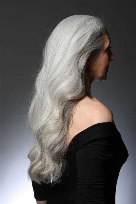 Alex For White Hot Hair Long Gray Hair Black And Grey Hair Long Hair Styles