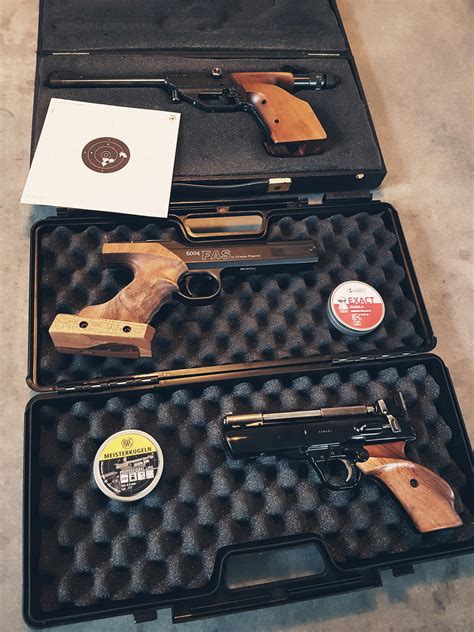 Three Pistols Chiappa Fas 6004 Hammerli Master Webley Tempest R