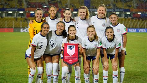 usa defeats morocco 4 0 to claim first place in group a at fifa u 17 women s world cup soccerwire
