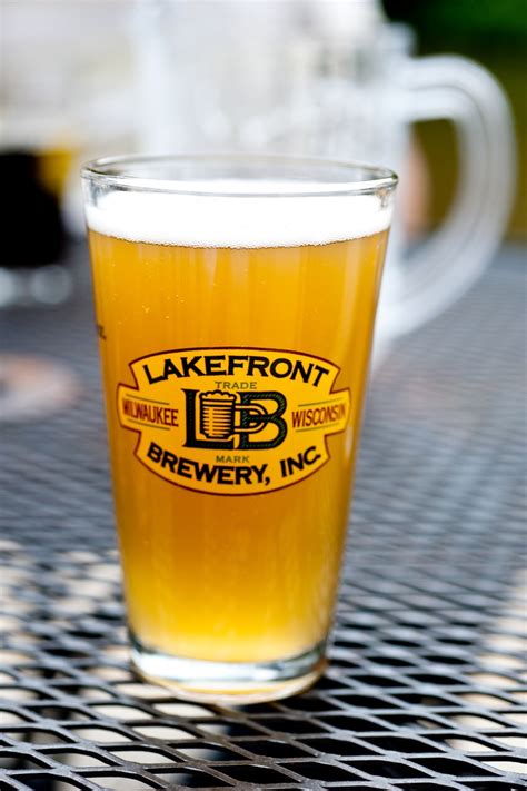 Souvenir Pint Glass From The Lakefront Brewery Tour Brewery Tours Beer Visit Milwaukee