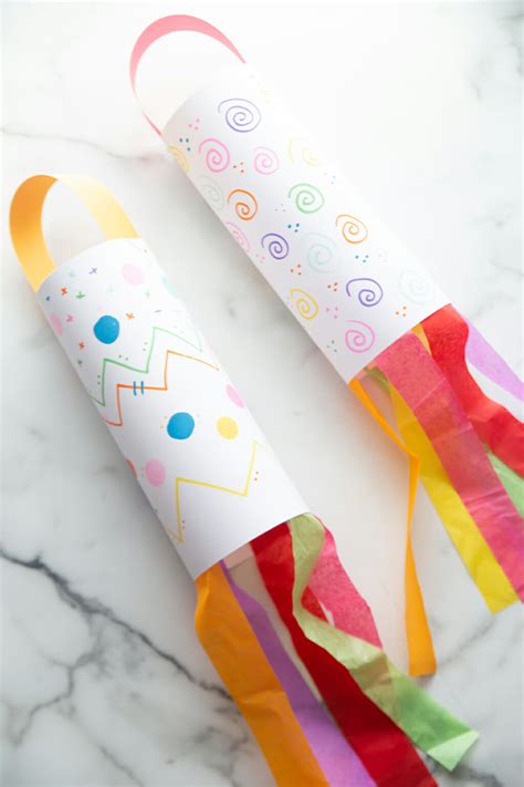 Spring Windsock Kid Craft The Crafting Chicks