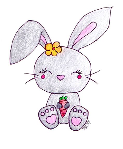 How To Draw An Easter Bunny Step By Step At Drawing Tutorials