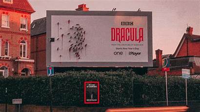 Dracula Ad Billboard Bbc Clever Sun Creative