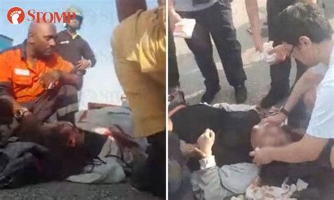 My first bike accident wasn't all that harrowing. Stomper Stone comes to aid of female rider after 3-bike ...