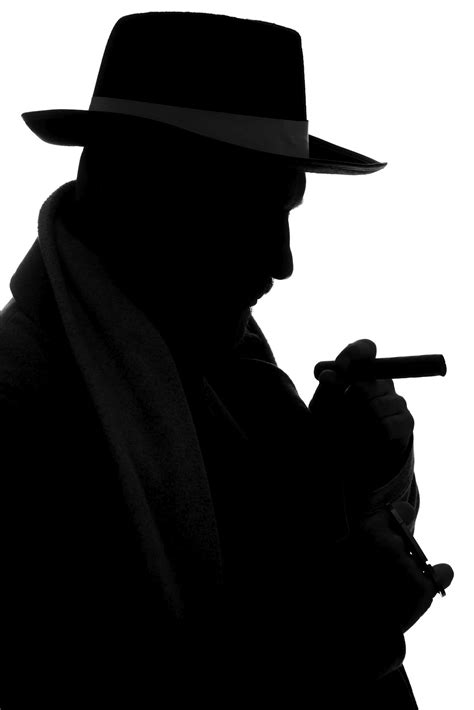 1920 Gangster Silhouette At Getdrawings Free Download