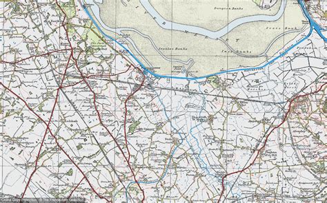Historic Ordnance Survey Map Of Ellesmere Port 1924
