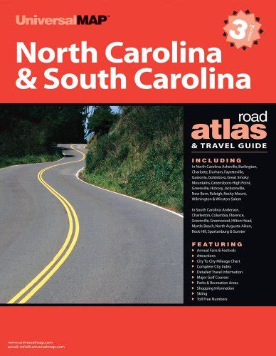 North Carolina South Carolina Atlas By Universal Map Goodreads