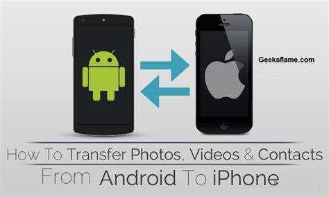 So here are the top 10 file sharing apps for android! How to Move Data From Android to iPhone - Contacts, Photos ...