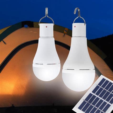 Portable 9w Solar Panel Usb Rechargeable Camping Light 25 Cob Led Bulb