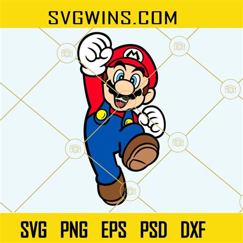 Super Mario Svg Mario Bros Clipart Svg Super Mario Clipart Svg Mario Svg