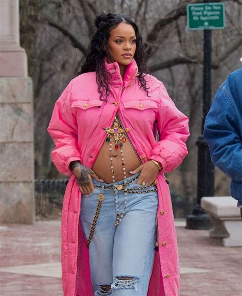 Pregnant Rihanna And Asap Rocky Out In New York 01282022 Hawtcelebs