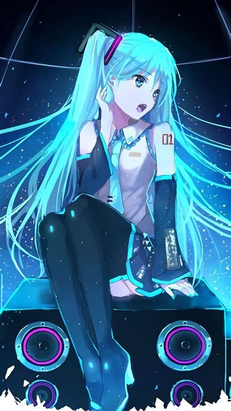 初音ミク ボカロのiphone8壁紙 Iphonexスマホ壁紙待受画像ギャラリー Hatsune Miku 初音ミク、ミク