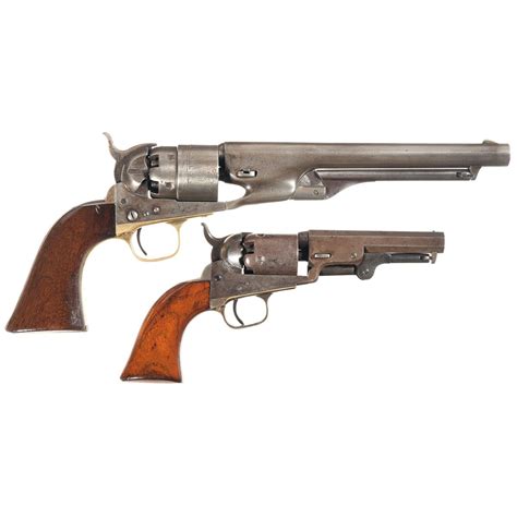 Two Colt Percussion Revolvers A Colt Model 1860 Army Percussion Revolver