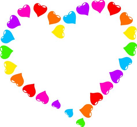Free Rainbow Heart Png Download Free Rainbow Heart Png Png Images