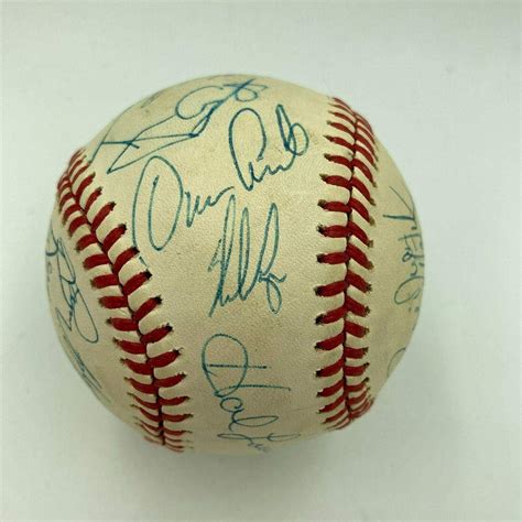 Nolan Ryan 1980s Houston Astros Team Signed National League Baseball