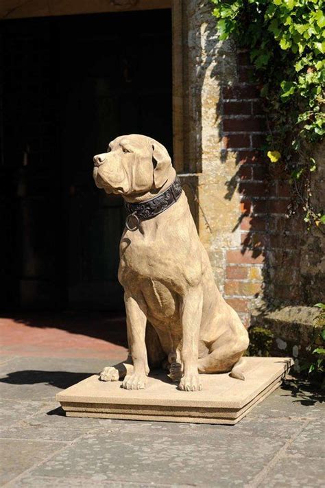Stone Mastiff Statues — Cavendish Stone In 2020 Dog Sculpture Statue