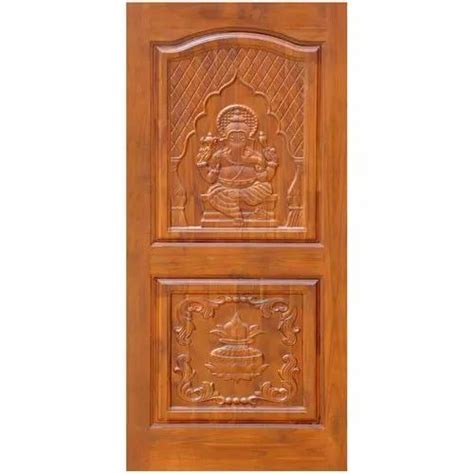 Brown Teak Wood Pooja Room Door For Home Rs 13500 Piece Sree