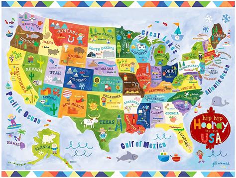 75pc United States Map Puzzle Maps For Kids Map Puzzle United